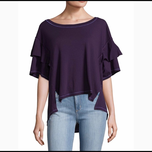 Free People Tops - Free People, Abracadabra Tee in purple.